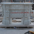 Lareira de mármore branco para decoração interior (SY-MF001)